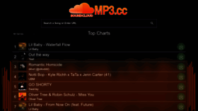 What Soundcloudmp3.cc website looked like in 2022 (1 year ago)