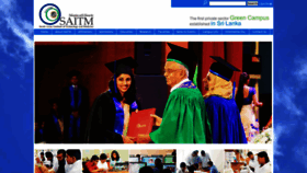 What Saitm.edu.lk website looked like in 2022 (1 year ago)
