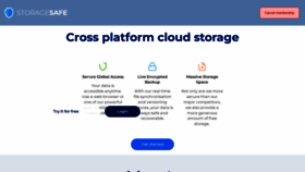 What Storagesafe.cloud website looked like in 2022 (1 year ago)