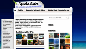 What Sprueche-suche.de website looked like in 2022 (1 year ago)