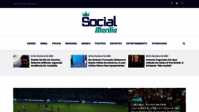 What Socialmarilia.com.br website looked like in 2022 (1 year ago)