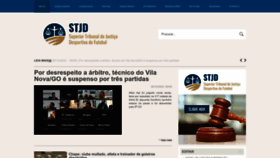 What Stjd.org.br website looked like in 2022 (1 year ago)