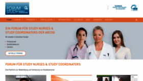 What Studynurses.at website looked like in 2022 (1 year ago)