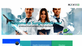 What Surgicoordinator.com website looked like in 2022 (1 year ago)