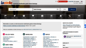 What Santodomingo.locanto.com.do website looked like in 2022 (1 year ago)