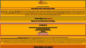What Sattamatka.gold website looked like in 2022 (1 year ago)
