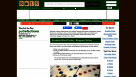 What Scrabblelinks.com website looked like in 2022 (1 year ago)