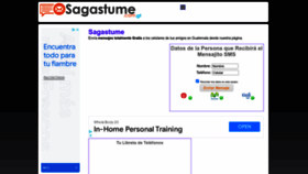 What Sagastume.com website looked like in 2022 (1 year ago)