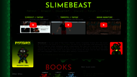 What Slimebeast.com website looked like in 2022 (1 year ago)