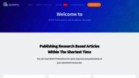 What Seahipaj.org website looked like in 2022 (1 year ago)
