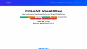 What Ssh30.net website looked like in 2022 (1 year ago)