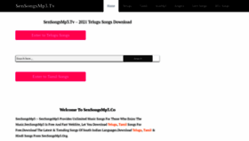 What Sensongsmp3.tv website looked like in 2022 (1 year ago)
