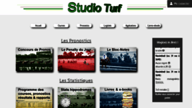 What Studioturf.fr website looked like in 2022 (1 year ago)