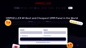 What Smmseller.com website looked like in 2022 (1 year ago)