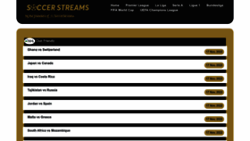 What Soccerstreams.football website looked like in 2022 (1 year ago)