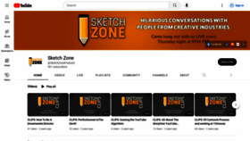 What Sketch.zone website looked like in 2022 (1 year ago)