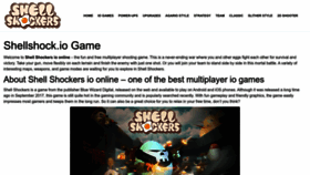 What Shellshock-io.com website looked like in 2022 (3 years ago)