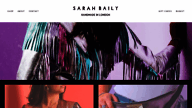 What Sarahbaily.com website looked like in 2022 (1 year ago)