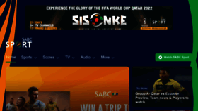 What Sabcsport.com website looked like in 2022 (1 year ago)