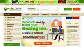 What Sharecode.vn website looked like in 2022 (1 year ago)