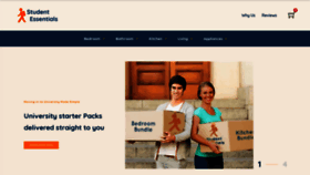 What Studentessentials.co website looked like in 2022 (2 years ago)