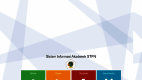 What Siakad.stpn.ac.id website looked like in 2022 (1 year ago)