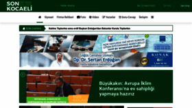 What Sonkocaeli.com website looked like in 2022 (1 year ago)