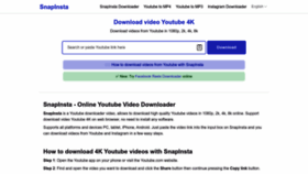 What Snapinsta.io website looked like in 2022 (2 years ago)