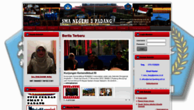 What Sman3padang.sch.id website looked like in 2022 (1 year ago)