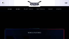 What Stadiumgaming.gg website looked like in 2022 (1 year ago)