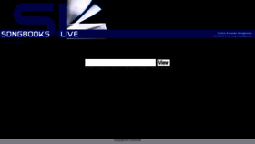 What Songbookslive.com website looked like in 2022 (1 year ago)