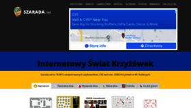 What Szarada.net website looked like in 2022 (1 year ago)