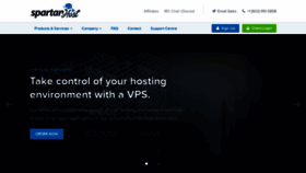 What Spartanhost.org website looked like in 2022 (2 years ago)