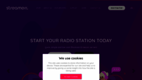 What Streamerr.co website looked like in 2022 (1 year ago)