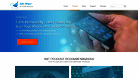 What Safewiper.com website looked like in 2022 (2 years ago)