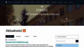 What Staszic.waw.pl website looked like in 2022 (1 year ago)