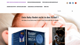 What Schlaf-schoen-baby.de website looked like in 2022 (1 year ago)
