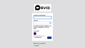 What Svid.co.uk website looked like in 2022 (1 year ago)
