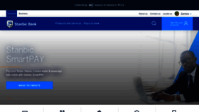 What Stanbicbank.co.zm website looked like in 2022 (1 year ago)