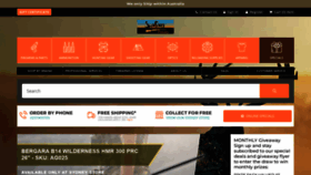 What Safarifirearms.com.au website looked like in 2022 (1 year ago)