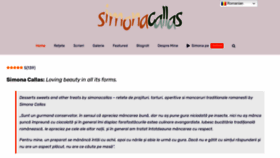 What Simonacallas.com website looked like in 2022 (1 year ago)