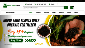 What Santhionlineplants.com website looked like in 2022 (1 year ago)