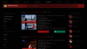 What Sbornik-mp3.ru website looked like in 2022 (1 year ago)