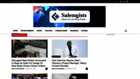 What Salemgists.com website looked like in 2022 (1 year ago)