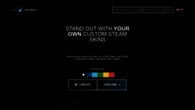 What Steamcustomizer.com website looked like in 2022 (1 year ago)