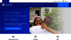 What Stanbicibtcpension.com website looked like in 2022 (1 year ago)
