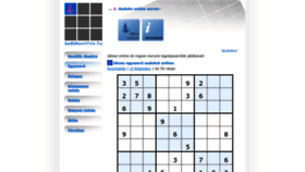 What Sudokuonline.hu website looked like in 2022 (1 year ago)