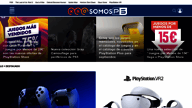 What Somosplaystation.com website looked like in 2022 (1 year ago)