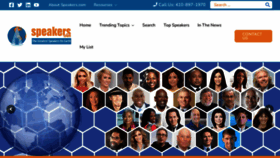 What Speakers.com website looked like in 2022 (1 year ago)