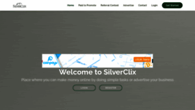 What Silverclix.com website looked like in 2022 (1 year ago)